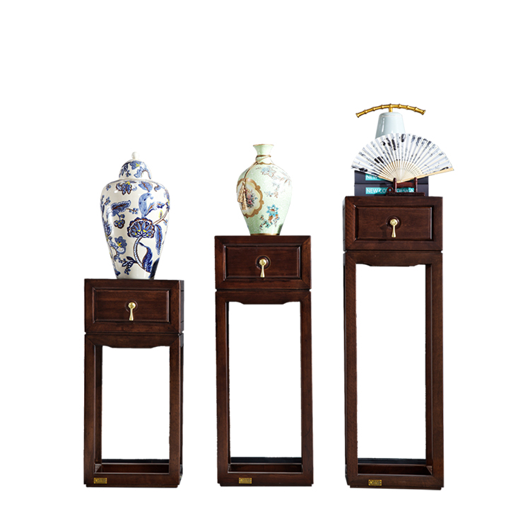 新中式金絲檀木花架ZSX001#